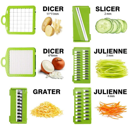 Rallador Picador Cortador De Alimentos Verduras Frutas