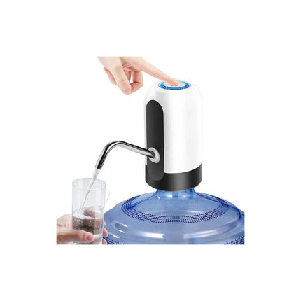 Bomba Dispensador De Agua Bidon  Electrica Automatica Usb  Blanco