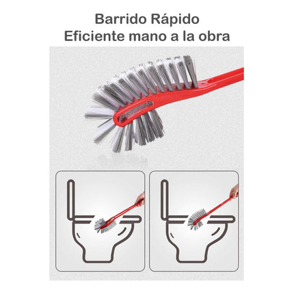 Cepillo Para Baño D130087 Rojo