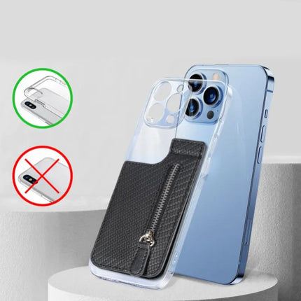 Billetera Tarjetero Autoadhesiva Para Celular 7x12cm Varios Liso