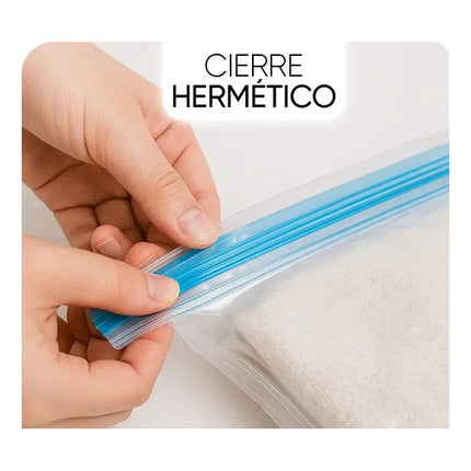 Pack 3 Bolsas De Vacío Para Guardar Ropa Reducir + Succionad