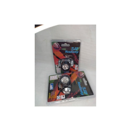 Linterna Minero 7 Led En Blister Gris