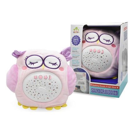 Buho De Peluche Veladora Rosado Rosado