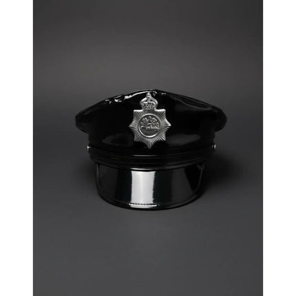 Sombrero De Policía Para Cotillón 25x14cm Cpt01353 Negro