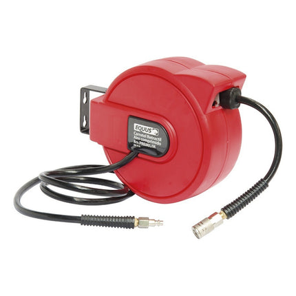 Manguera Con Carretel Retráctil Para Aire Comprimido 8m - Rojo