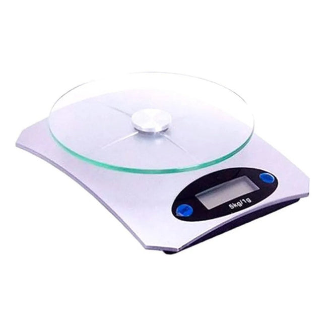 Balanza De Cocina Digital De Metal 5kg Gris