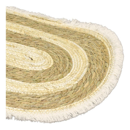 Alfombra Ovalada Tejida De Yute 45x145cm. Chw2429 1.45 M 45 Cm