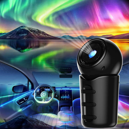 Lampara De Proyeccion De Galaxia Para Coche Auto Negro