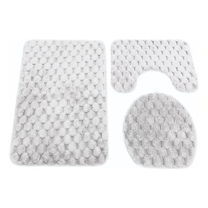 Set De Alfombras De Baño 3pcs Rombos