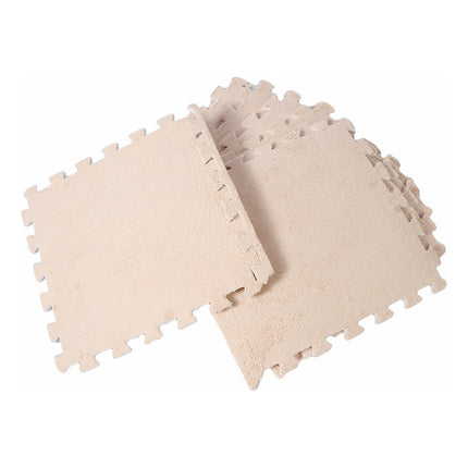 Alfombra Entrelazadas De Felpa 10 Unidades 50×50
