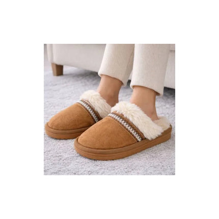 Pantuflas Forradas  Camel  Cgs00729/30/31 Camel Forrada 39