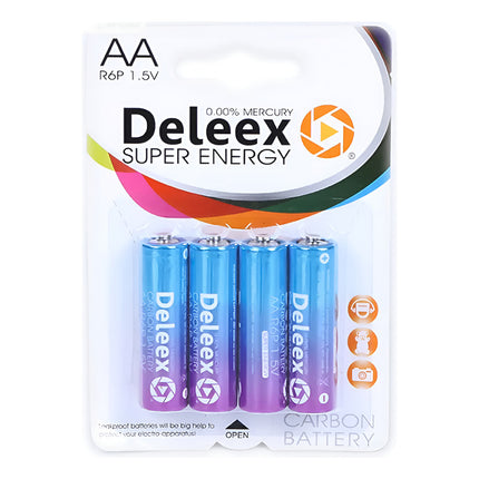 Pilas Baterias Deleex Aa  1.5v  Pack X 8 Unidades