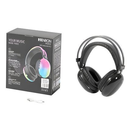 Auricular Con Luz Bt-32002 Negro