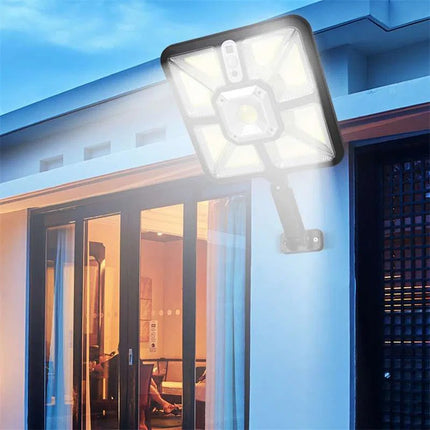 Foco Solar Aurora De 226 Cob Con Sensor Para Exterior Ip65  Blanco Blanco