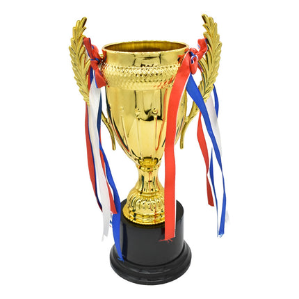 Trofeo Plástico Copa 32x10cm Dorado
