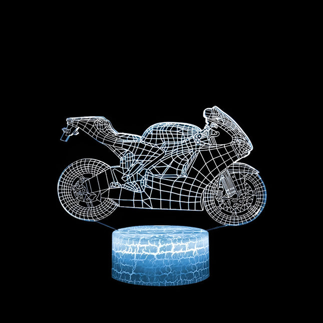 Lampara Ilusión 3d Moto N N