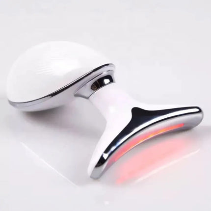 Masajeador Térmico De Cuello Y Rostro Terapia De Luz E Iones Blanco