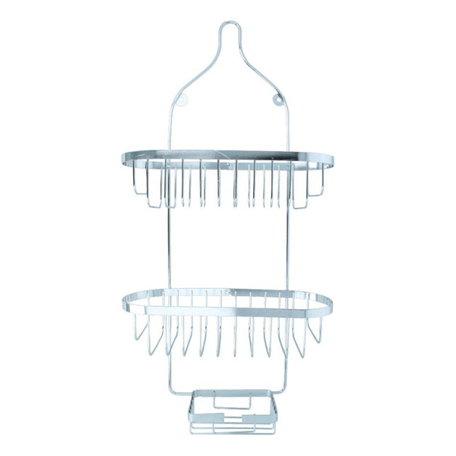 Organizador De Ducha De Metal 3 Niveles 54 X 25 Cm Cromado