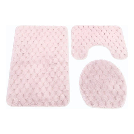 Set De Alfombras De Baño 3pcs Rombos