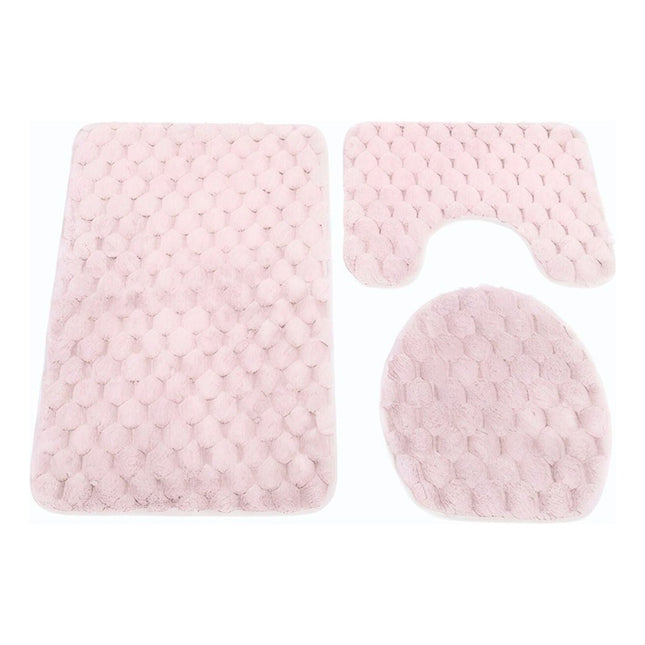 Set De Alfombras De Baño 3pcs Rombos