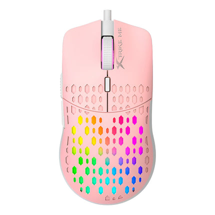 Mouse Xtrike Me Gamer Gm-209p Color Rosa Rosa