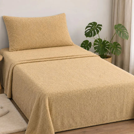 Juego De Sabanas Polar 2 Plazas Beige