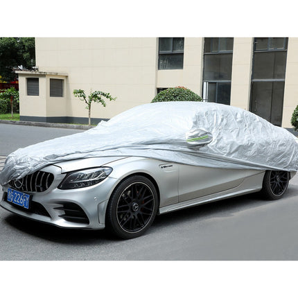 Funda Cubre Auto Felpada Talle L 470x170x125 Cm Gris