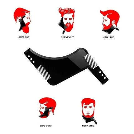 Peine Guía Moldeado De Barba Barber Shop Y Peluquerías