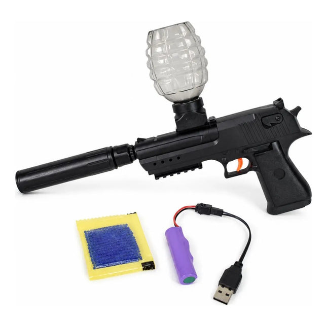 Pistola Recargable Con Balines De Hidrogel Sp38992 Negro