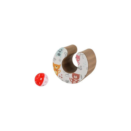 Rascador Para Gatos De Carton Con Pelotas  M