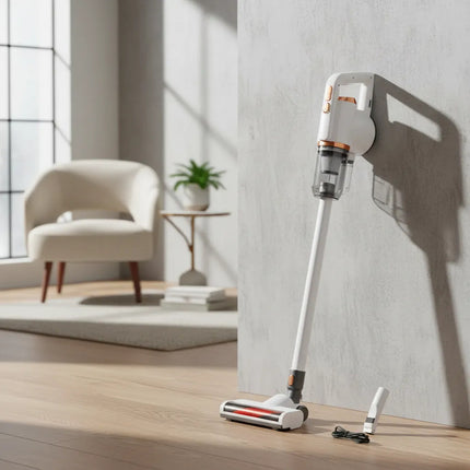 Aspiradora Vertical  Recargable 2 En 1 Blanco