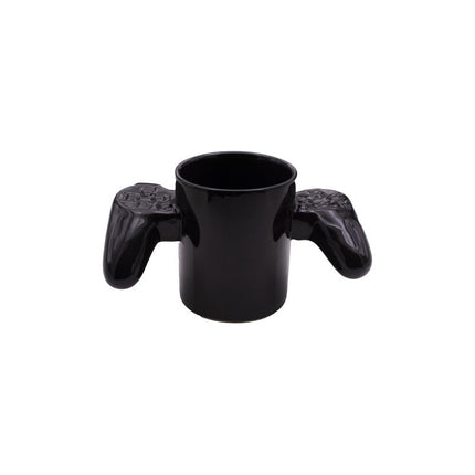 Taza Ceramica Game Over Agarre Joystick Negro