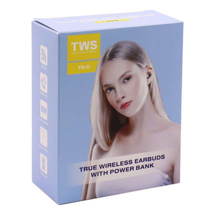 Auricular Inalambrico Tws Bluetooth Tws F9-5 Negro Negro
