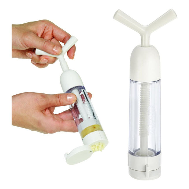 Triturador De Ajos 19.5cm. Chw03141 Blanco
