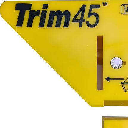 Trim 45 Inglete Soporte Medicion Moldura Ventana Milescraft Amrillo