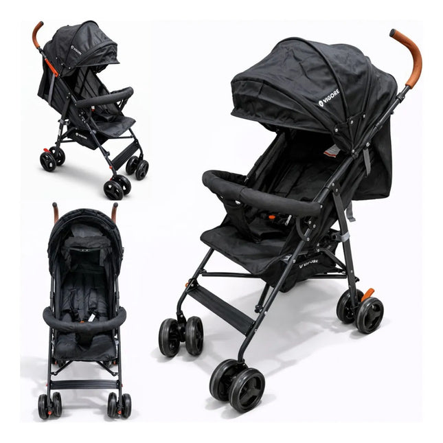 Coche Paragüitas Vigore Gris Oscuro Csp00507 Negro