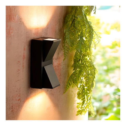 Foco Exterior Triangular 6w Doble Luz