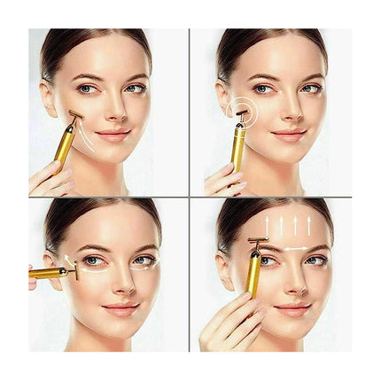 Masajeador Facial Ionizado Vibratorio Contorno De Ojos T