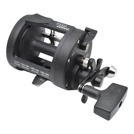 Reel De Pesca Giratorio Derecho Tssd 4000l Hw66344 Negro