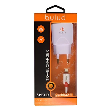 Cargador Compatible Con iPhone De 220 V 2,4 A 2 Usb Blanco