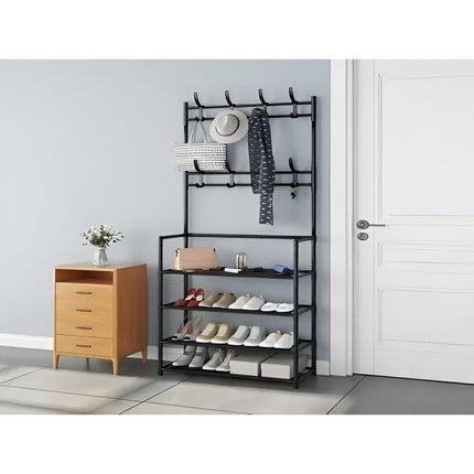 Mueble Perchero Con Zapatera 60x150cm Nueva Medida  V