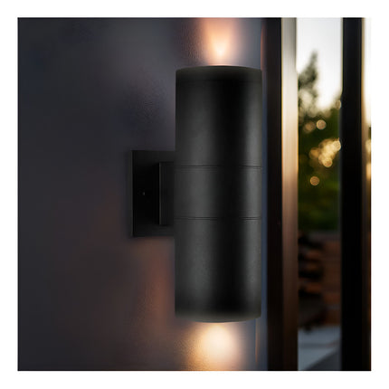 Foco Exterior 2 Luces Moderno  9cm 2 Colores