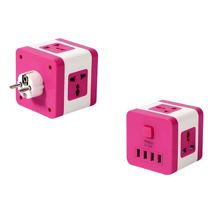 Enchufe Zapatilla Adaptador 509 Treqa Multiformato