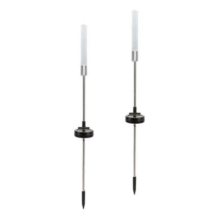 Luz Solar Led Rgb De Jardin X 2