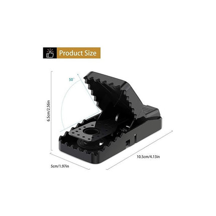 Trampa Para Ratones Modelo Eficaz X2 Unidades Reutilizable