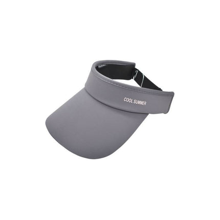 Visera Gorro  Deportiva Ajustable Gris 1 Lisa