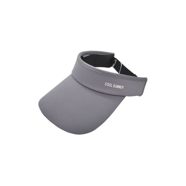 Visera Gorro  Deportiva Ajustable Gris 1 Lisa