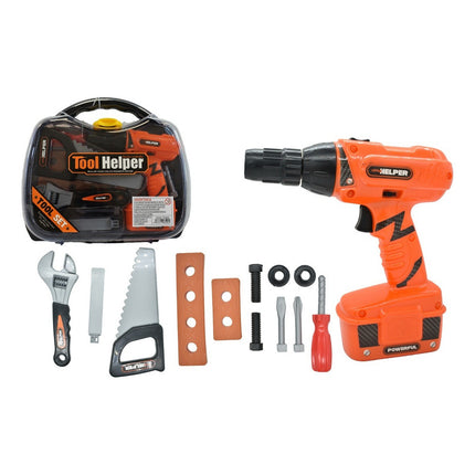 Juego Maleta De Herramientas Con Taladro