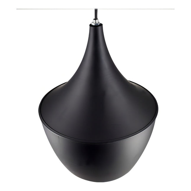 Lampara De Colgar Tipo Copa Negro Mate Lh-2311