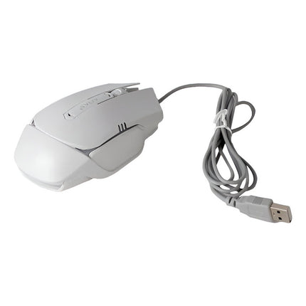 Mouse Gamer Con Cable V-03 1200 Dpi Blanco